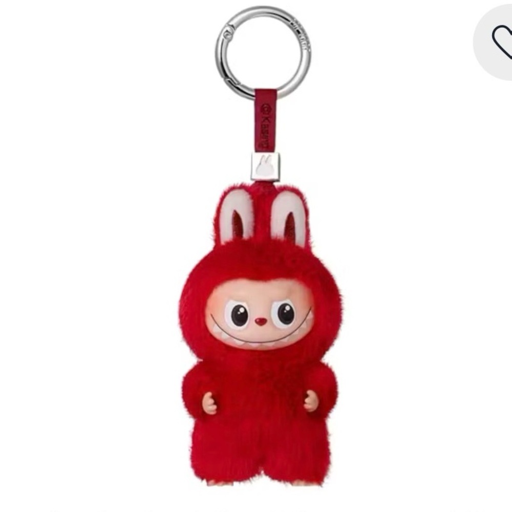 Red X Pin for Love Labubu Pendant